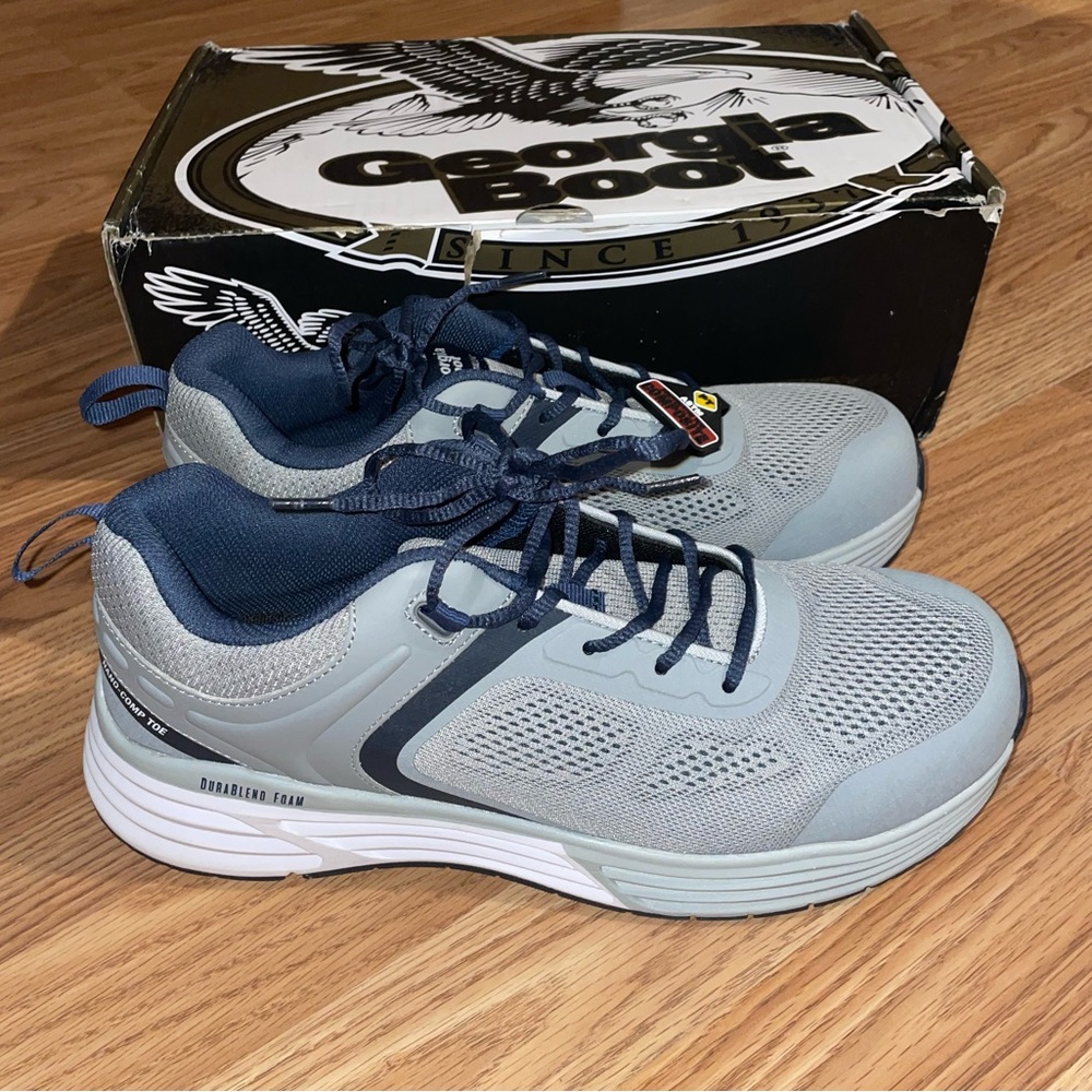Georgia Boot Durablend Sport Safety Work Shoe 8.5 men’s new in box